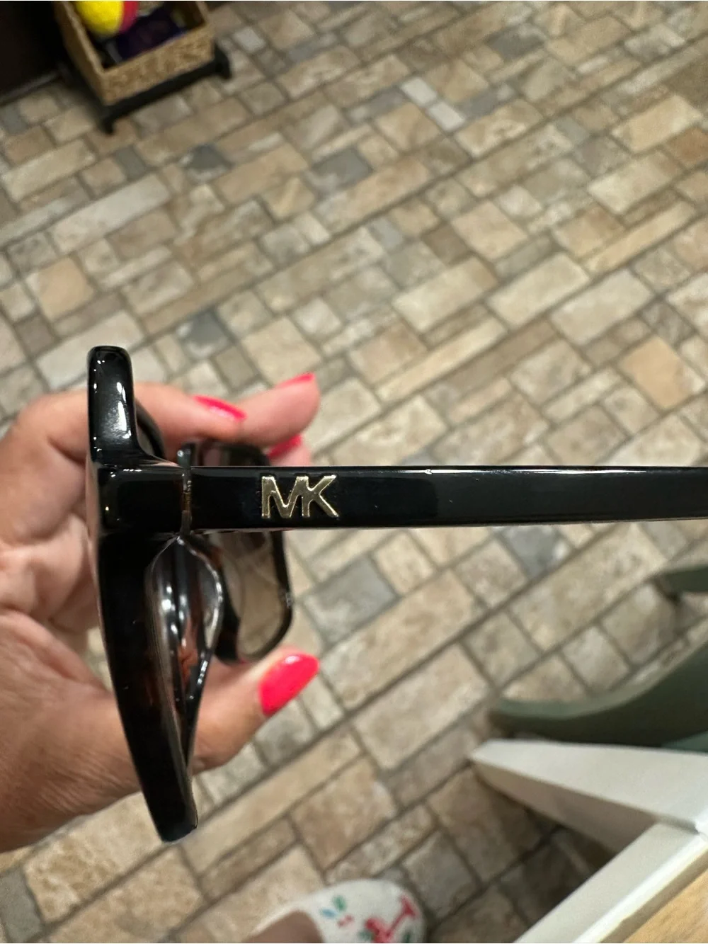 Michael Kors Oversized Square Sunglasses - Black